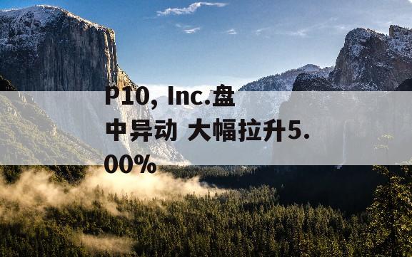 P10, Inc.盘中异动 大幅拉升5.00%